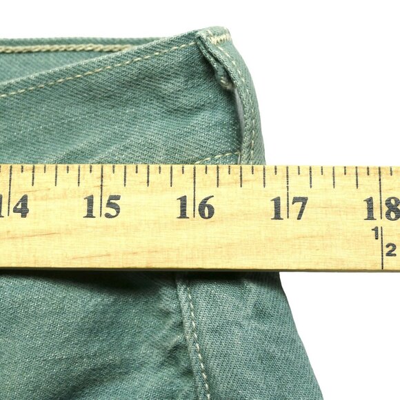 Vtg  Levis 501XX Denim Jeans Mens 36 Green Button Fly Mens 34 x 34 (34 x 31) - Picture 11 of 13